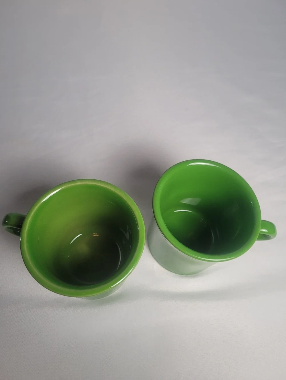 Fiestaware Shamrock Green Lot Of 2 Coffee Mugs Homer Laughlin